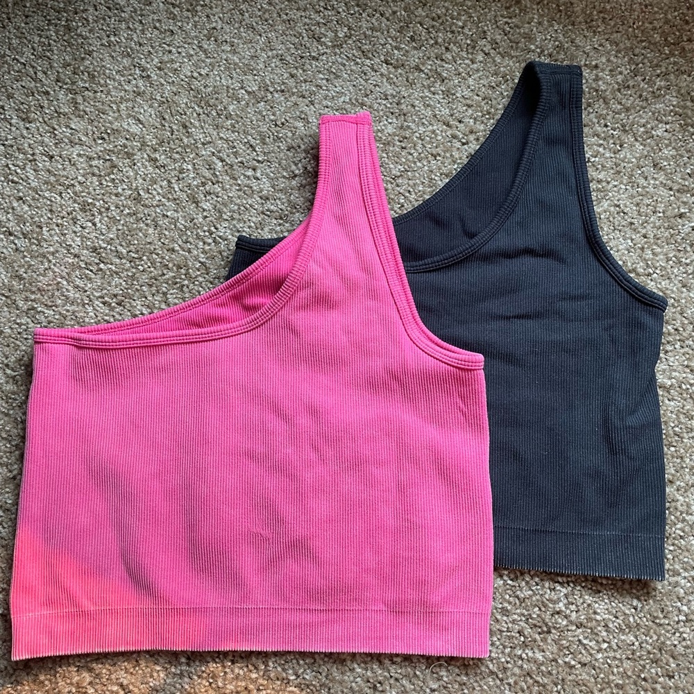 Joylab One Shoulder Bra’s set of 2